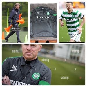 Nike 11/12 Celtic FC Player Issue Brozek Soccer Midlayer Zip Training Pullover